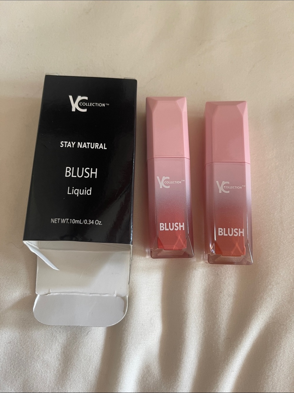 NIB YC Collection Liquid Blush - Black Packaging
